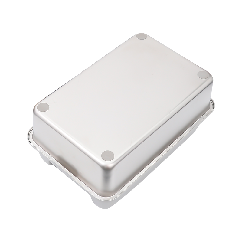 Caja de arena para gatos de acero inoxidable a prueba de salpicaduras