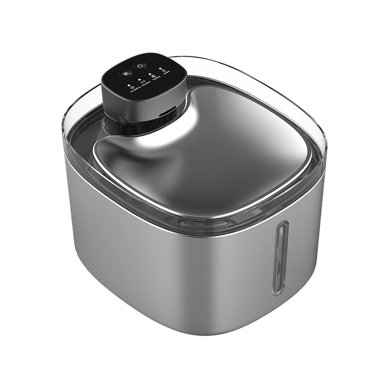 MAS-1009 Fuente de agua inteligente para mascotas de acero inoxidable de alta capacidad 5L
