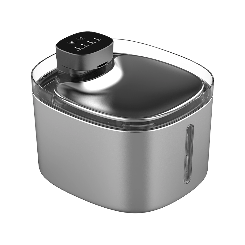 MAS-1009 Fuente de agua inteligente para mascotas de acero inoxidable de alta capacidad 5L