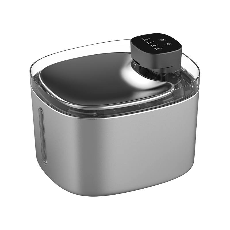 MAS-1009 Fuente de agua inteligente para mascotas de acero inoxidable de alta capacidad 5L
